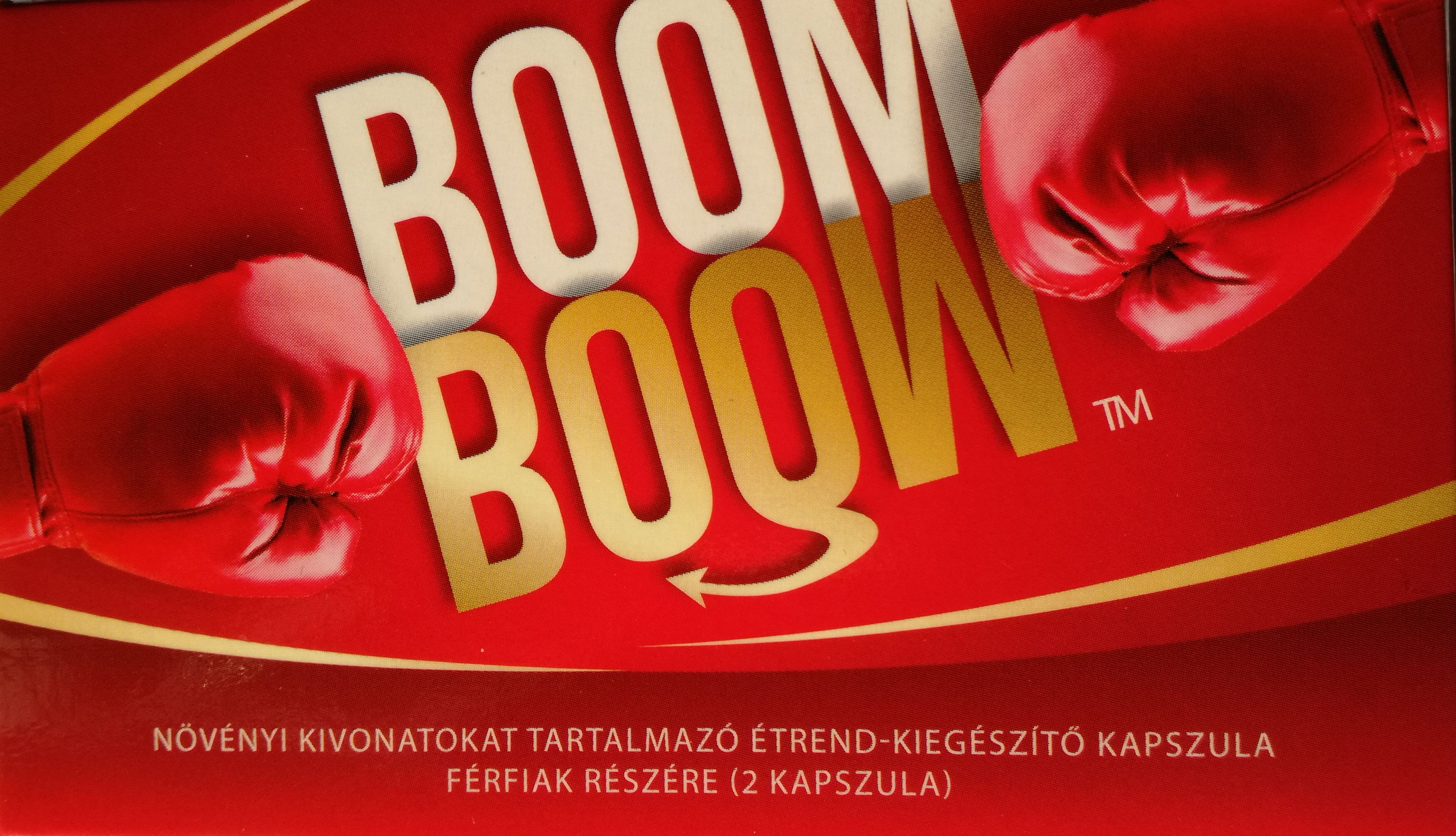 BoomBoom növényi kivonatokat tartalmazó étrend-kiegészítő kapszula férfiak részére (2 kapszula)