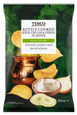 TS Kettle chips hagymás tejfölös 150 g