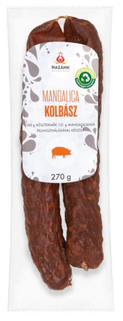 Hazánk Kincsei Szárazkolbász mangalica, 270 g