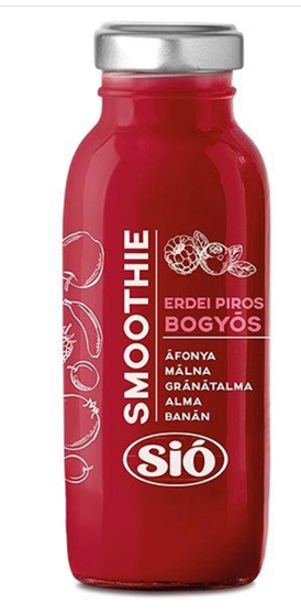 Sió Smoothie Erdei Piros bogyós Vegyes gyümölcskészítmény 0,25 liter
