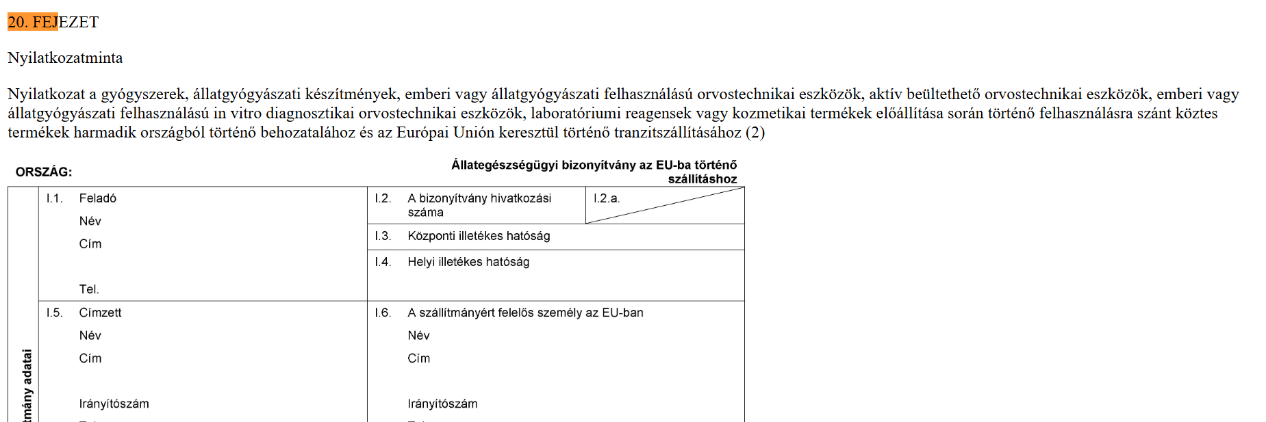 20. fejezet