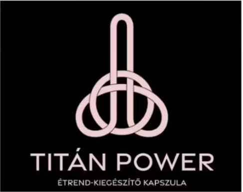 Titán Power étrend-kiegészító kapszula dobozának főoldala