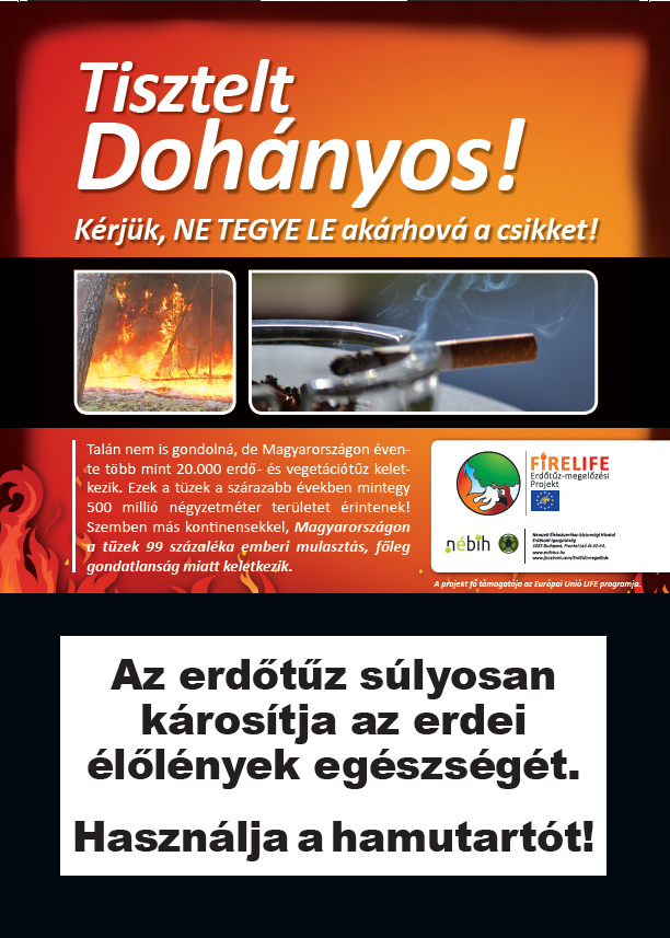 Tájékoztató dohányosoknak